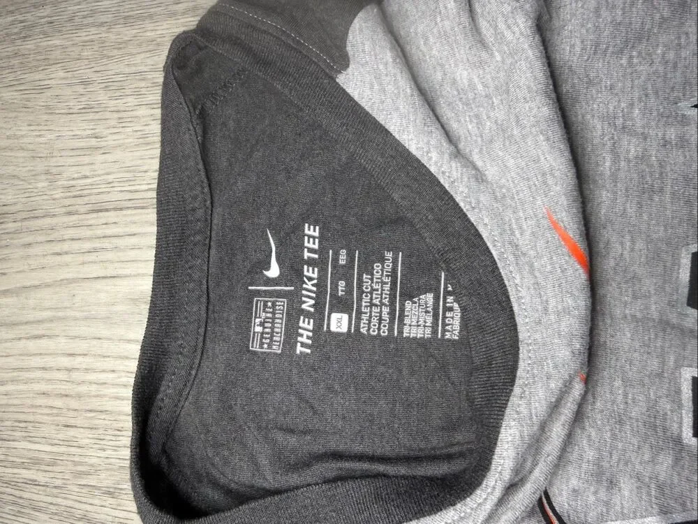 Nike Miami Marlins three-quarter sleeve raglan shirt XXL